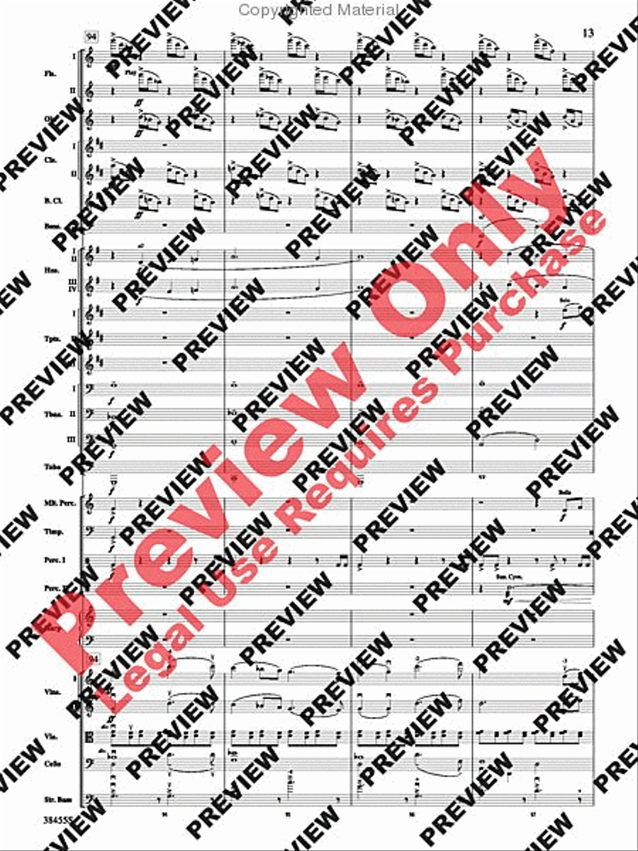 Harry Potter and the Deathly Hallows, Part 2, Suite from Full Orchestra scores gallery preview page 14