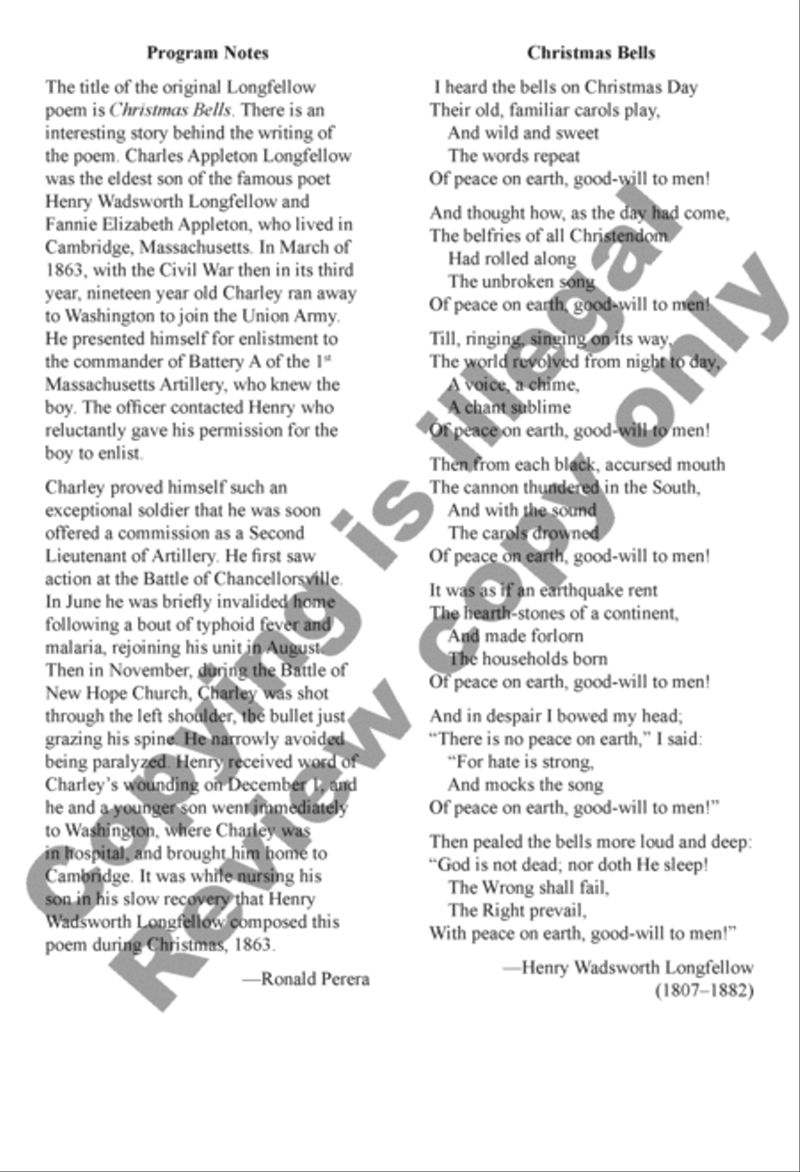 A Soldier's Carol 4-Part scores gallery preview page 2