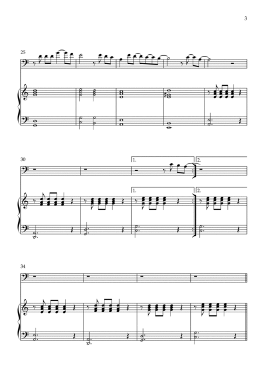Flowers Bassoon scores gallery preview page 3