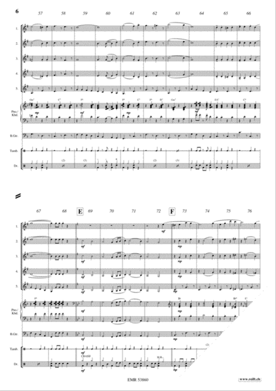 Schonfeld Marsch Schonfeld Marsch Clarinet Quintet scores gallery preview page 6