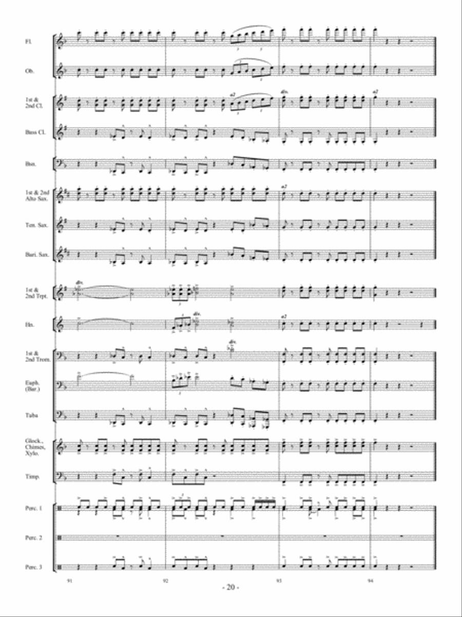 Zoom! Concert Band scores gallery preview page 19