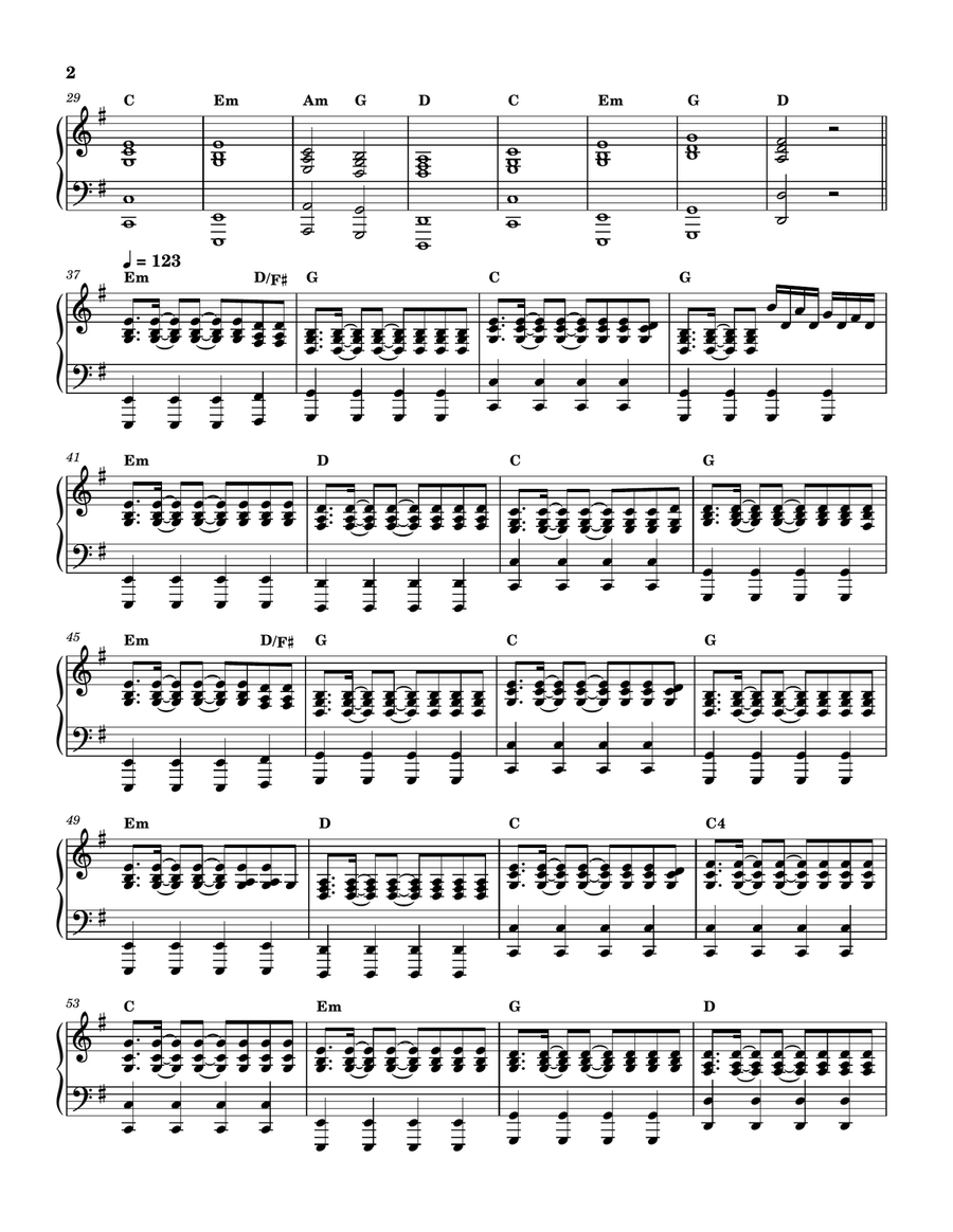 Friend Friend Piano Solo scores gallery preview page 2