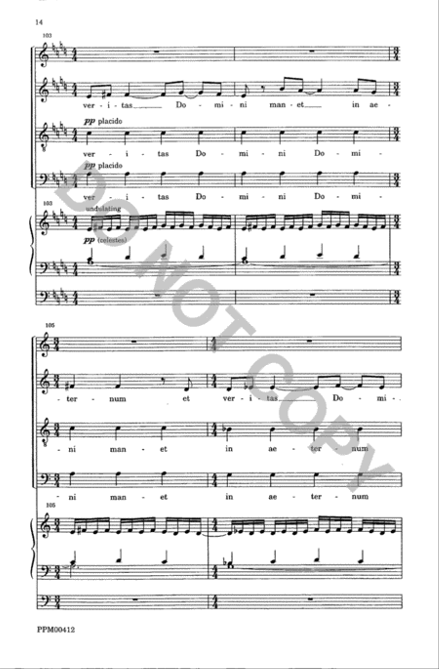 Laudate Dominum Laudate Dominum 4-Part scores gallery preview page 15