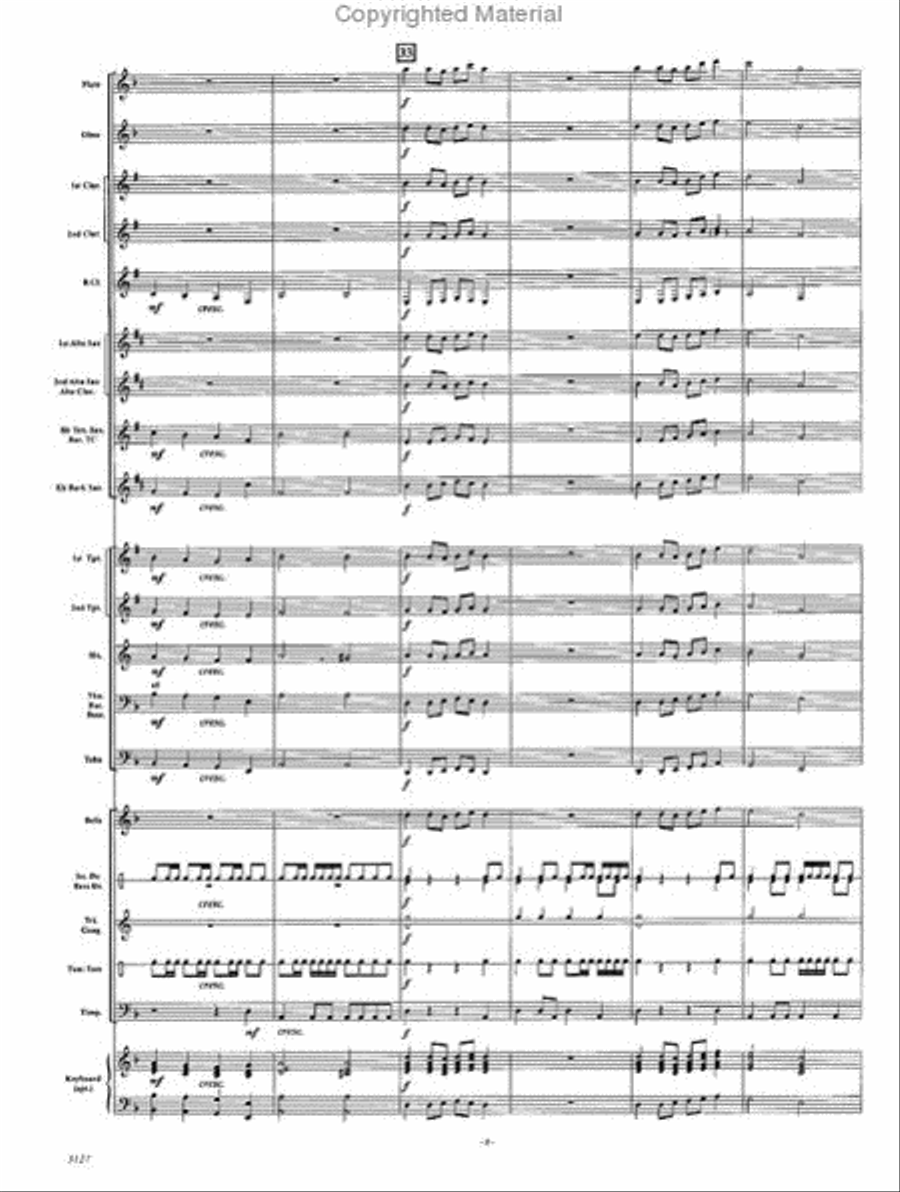 Knights of the Round Table Concert Band scores gallery preview page 7
