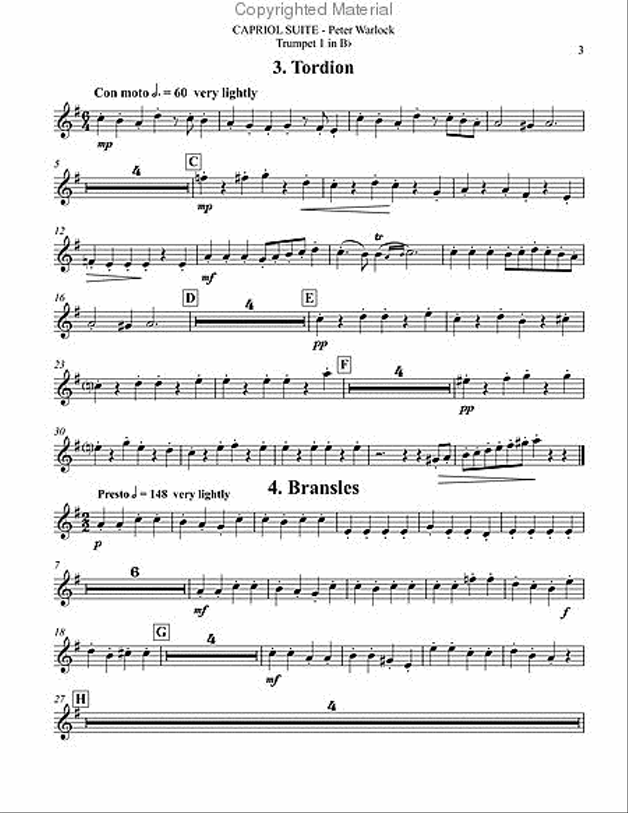 Capriol Suite Score scores gallery preview page 11