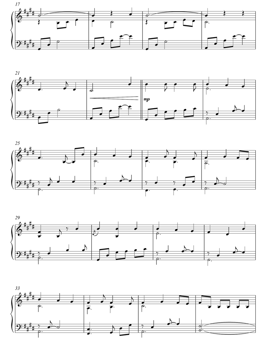 Close Cover Piano Solo scores gallery preview page 2