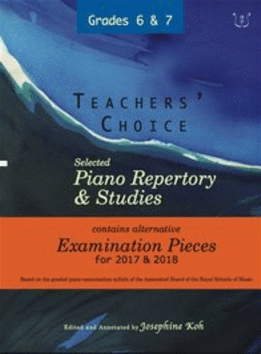 Teachers' Choice Grades 6 to 7 2017-2018 Piano Method scores gallery preview page 1