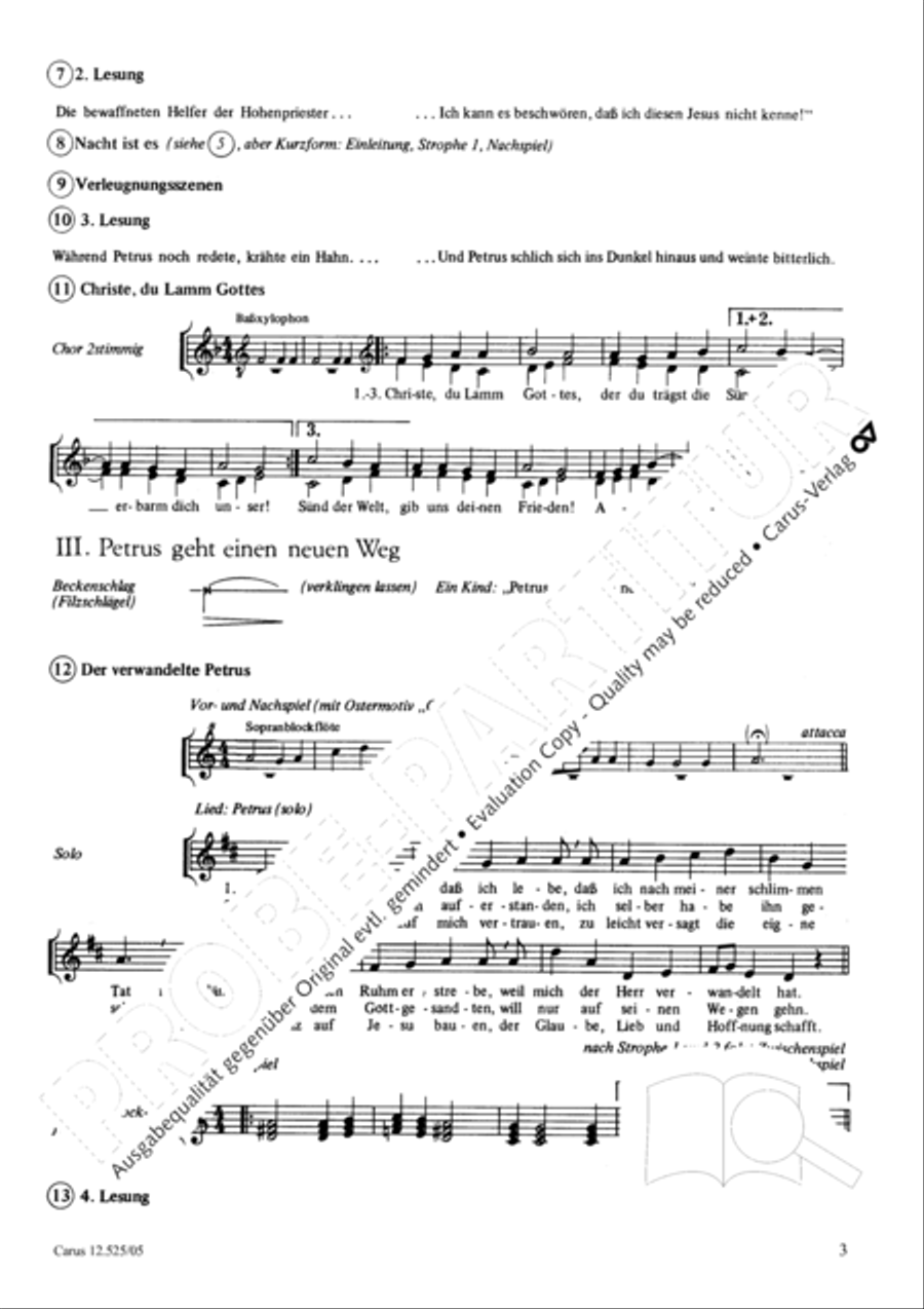 Die dunkle Nacht des Petrus 2-Part scores gallery preview page 4