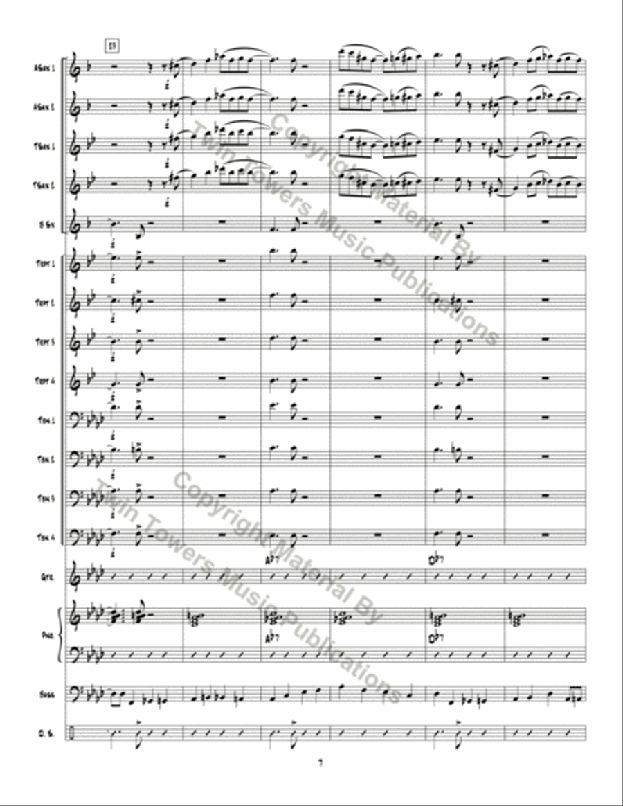 Junk Mix and Hubcap Sale Jazz Ensemble scores gallery preview page 8