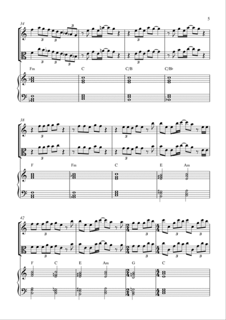 Dos Oruguitas Small Ensemble scores gallery preview page 5