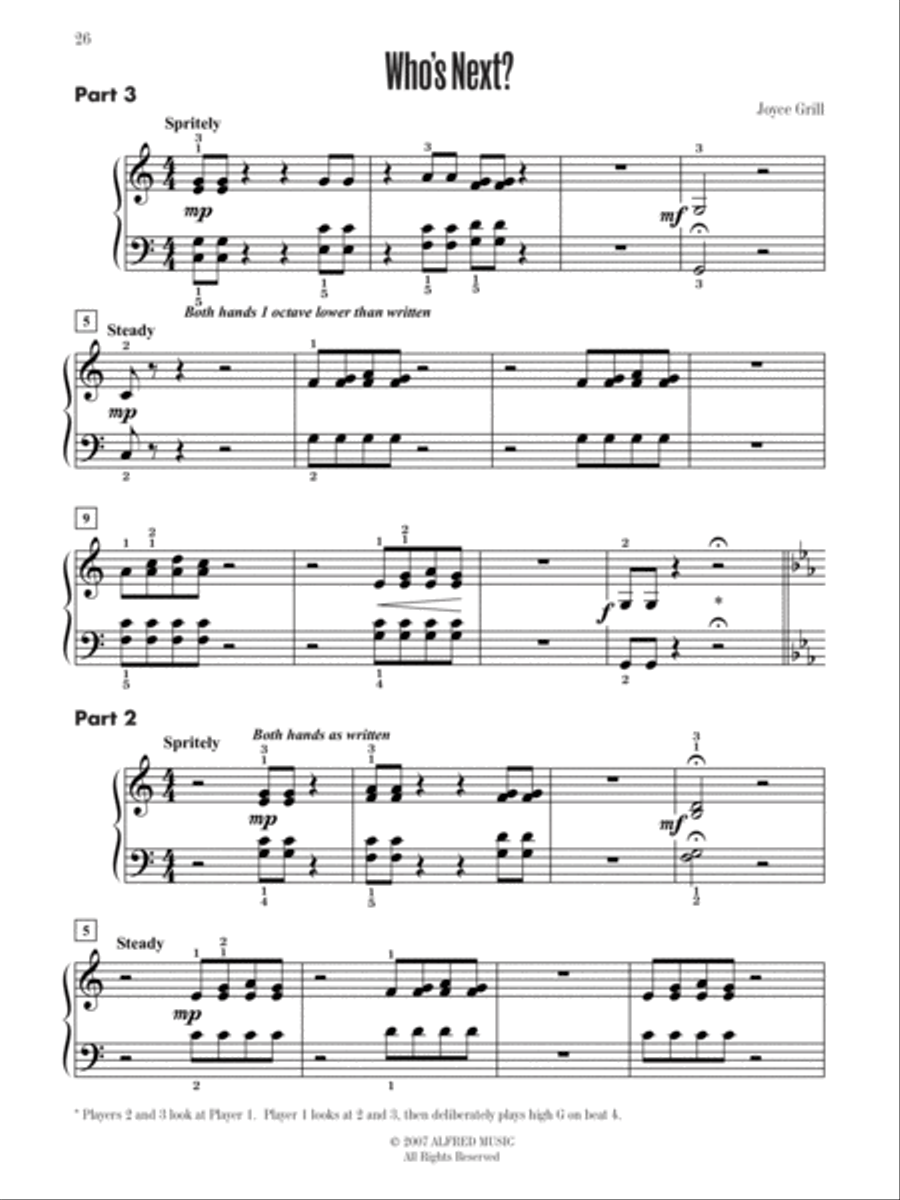 Contest Winners for Three, Book 4 Small Ensemble scores gallery preview page 8
