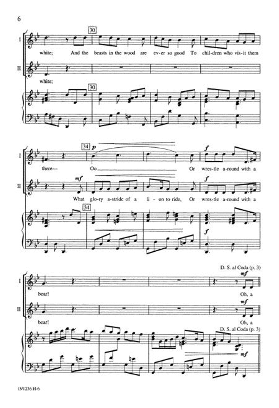 The Fly Away Horse The Fly Away Horse 3-Part scores gallery preview page 6