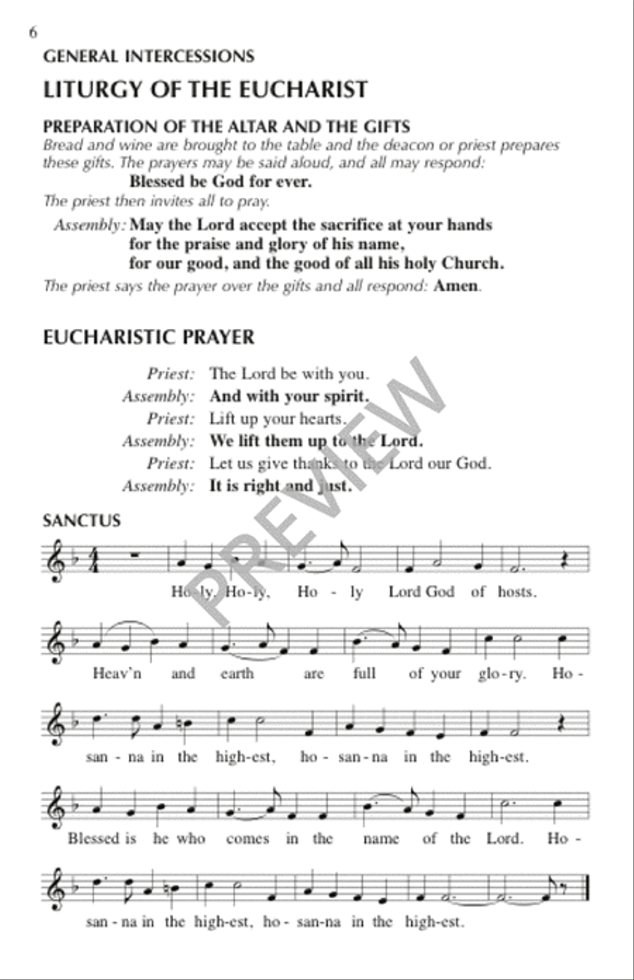 A Community Mass - Assembly Edition A Community Mass - Assembly Edition Unison Choir scores gallery preview page 7