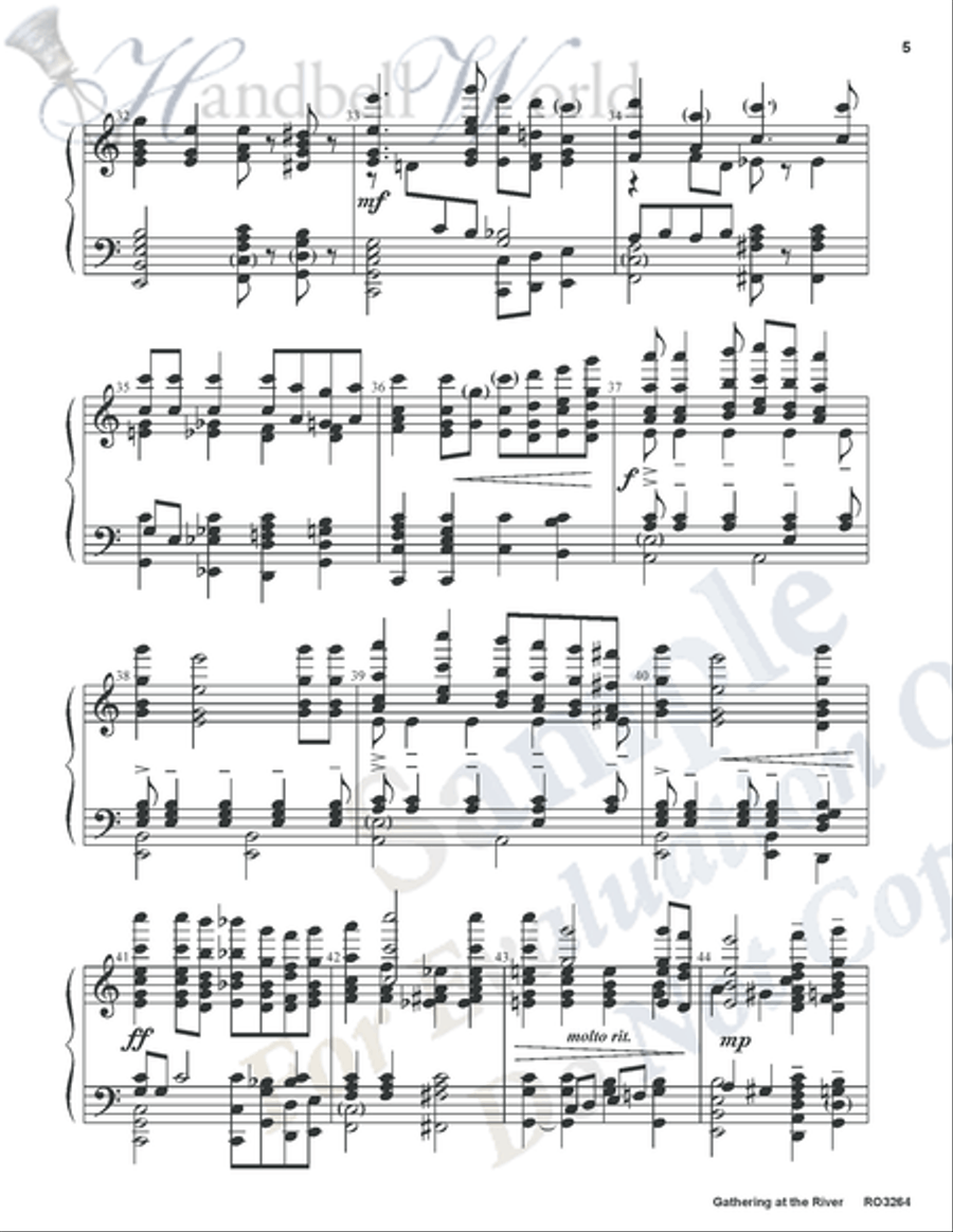 Gathering at the River 5-Octaves scores gallery preview page 3