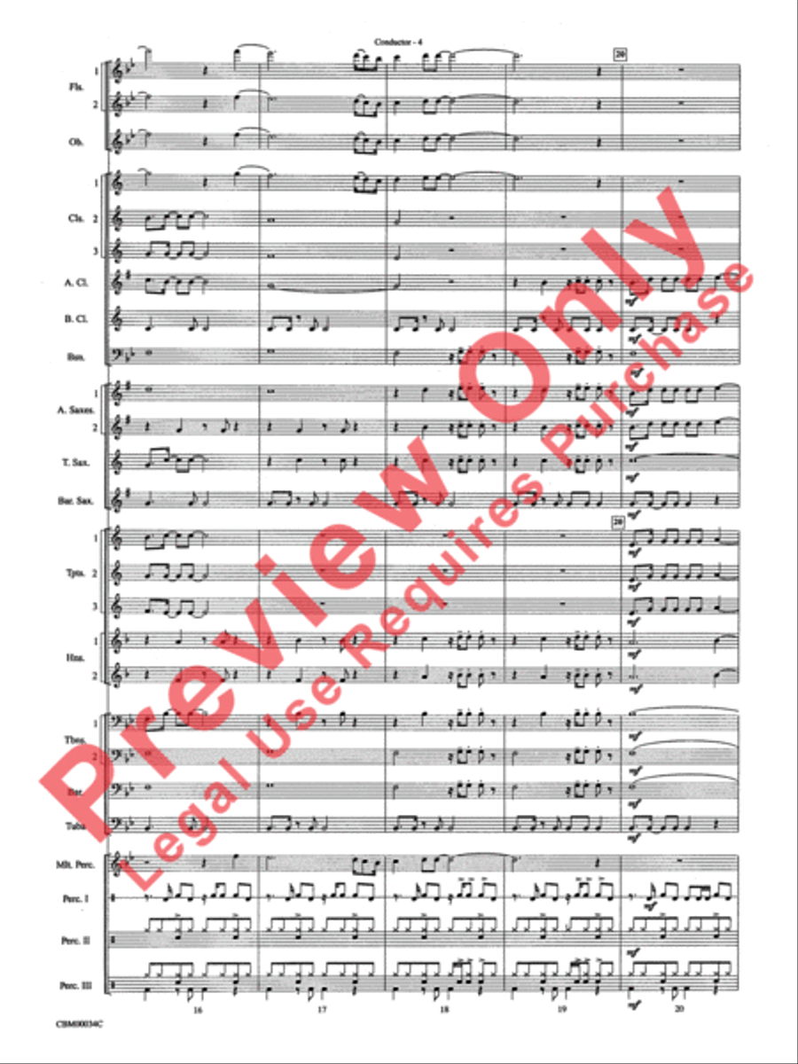 Dancing Queen Concert Band scores gallery preview page 7