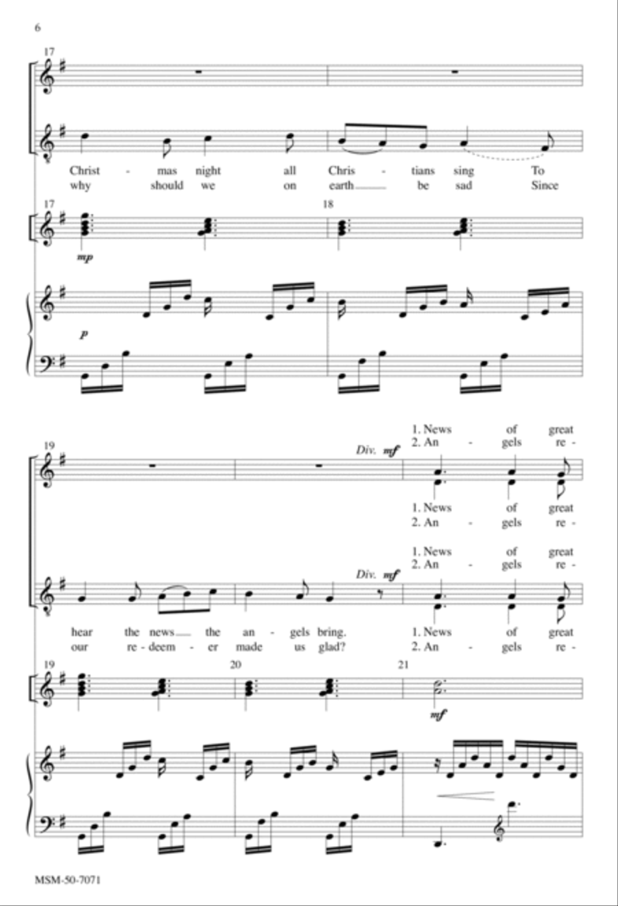Gloria Divisi scores gallery preview page 6