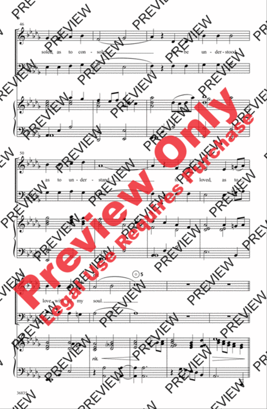 Make Me a Channel of Your Peace 2-Part scores gallery preview page 6