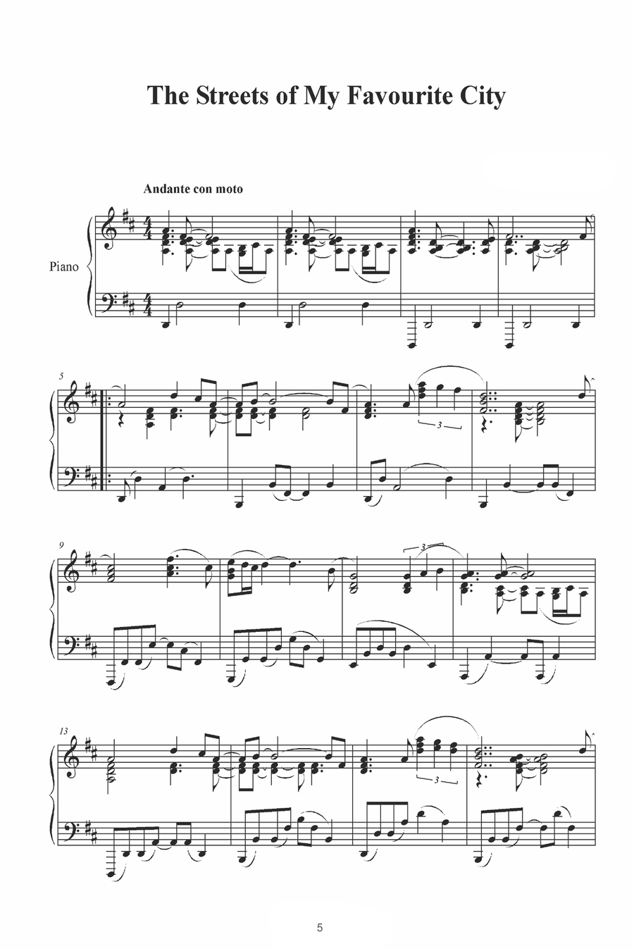 Summer at the Piano ALBUM Voice scores gallery preview page 5