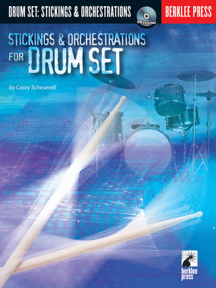 Book cover for Stickings & Orchestrations for Drum Set