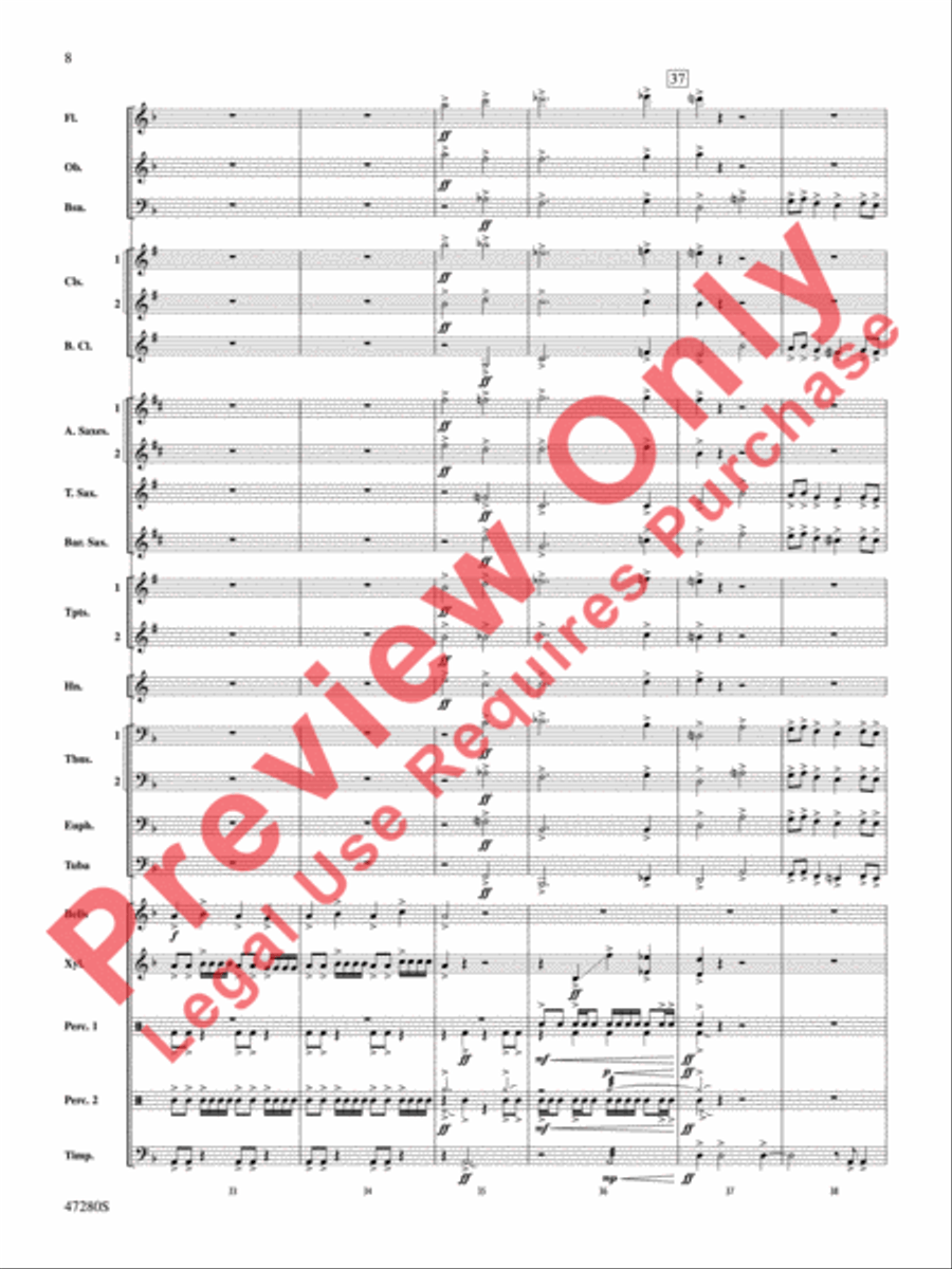 Typhoon Concert Band scores gallery preview page 9