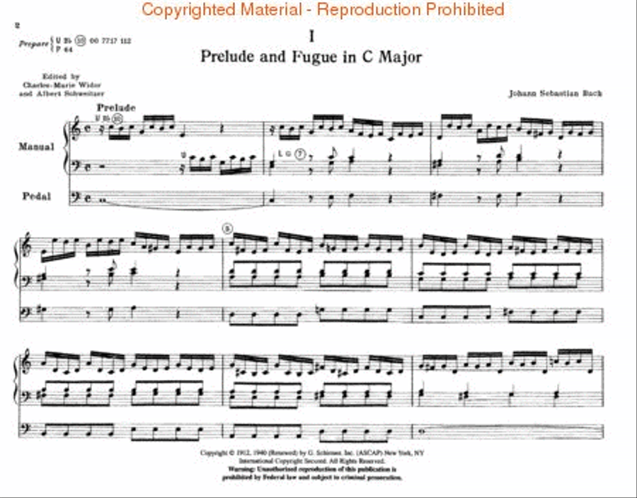 8 Little Preludes and Fugues Organ Solo scores gallery preview page 3