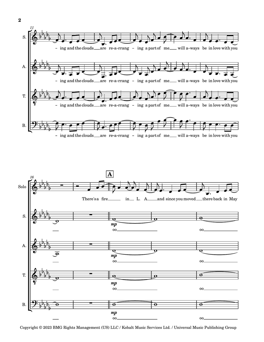 The Weather The Weather 4-Part scores gallery preview page 2
