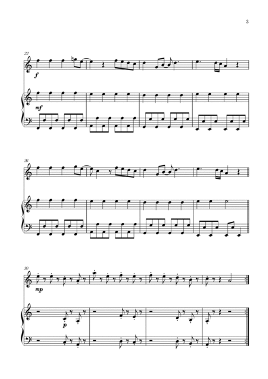 Bloody Mary Violin Solo scores gallery preview page 3