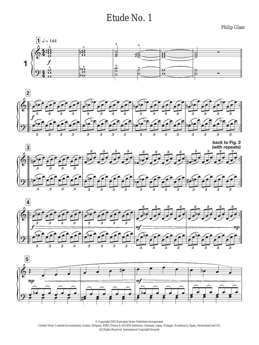 Etude No. 1 Etude No. 1 Piano Method scores gallery preview page 1