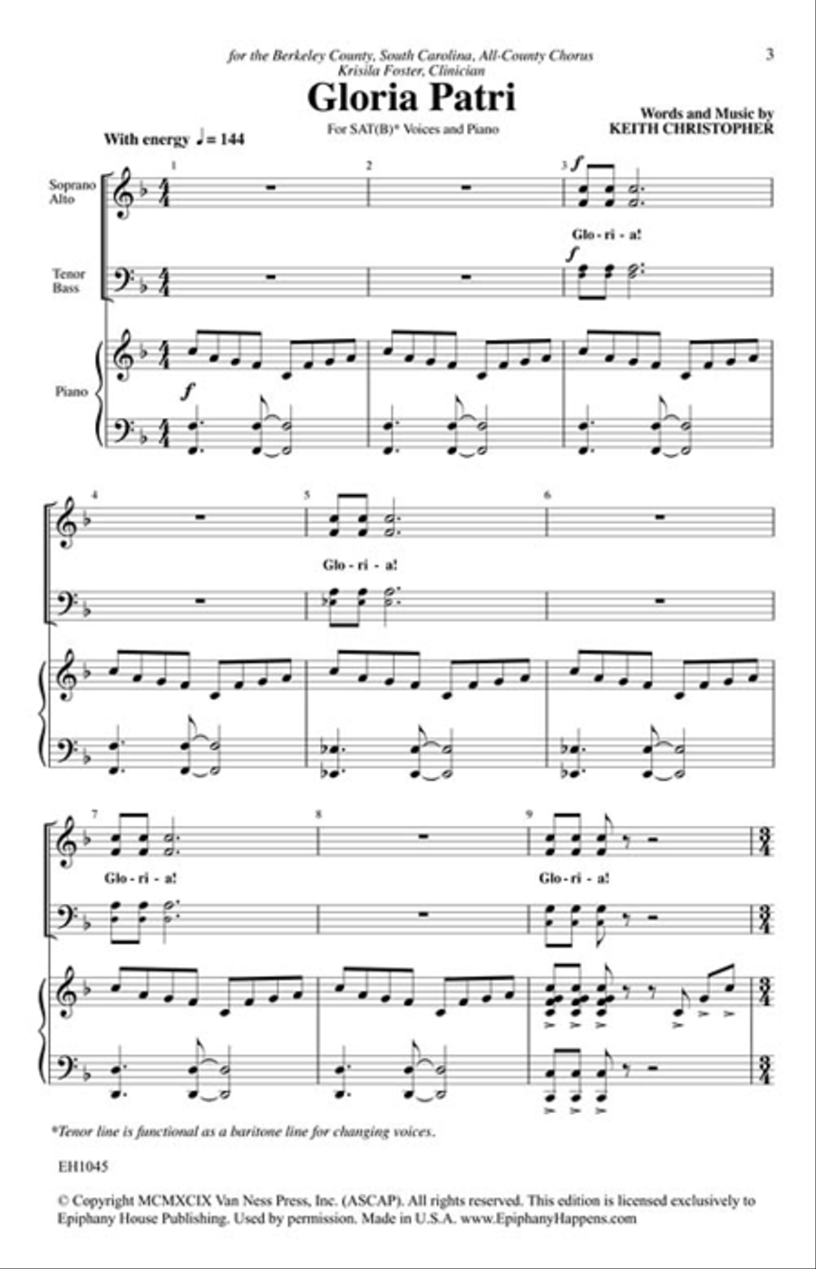 Gloria Patri Gloria Patri SAT scores gallery preview page 2