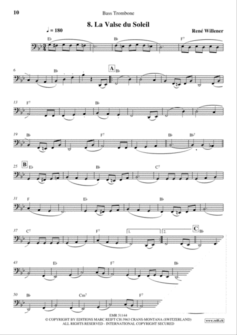 La Fete au Chalet Volume 3 Trombone scores gallery preview page 10