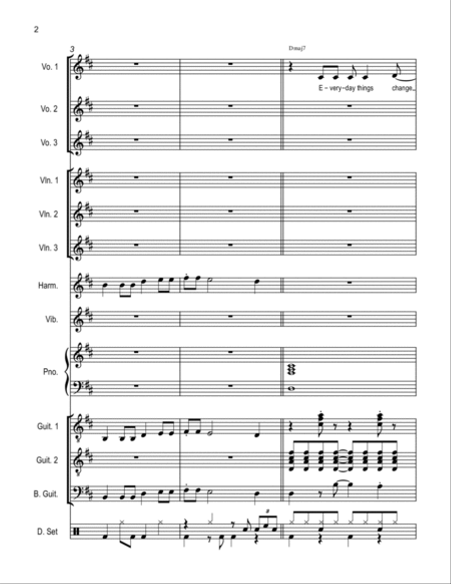 The Hunter Gets Captured By The Game Choir scores gallery preview page 2