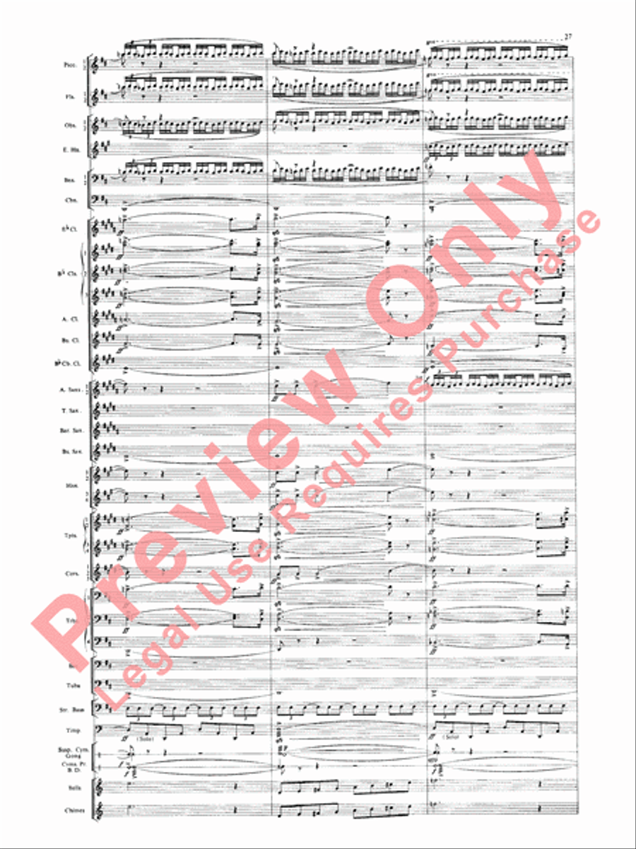 Russian Christmas Music Russian Christmas Music Concert Band scores gallery preview page 30