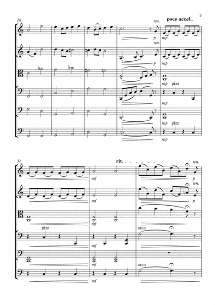 Over The Rainbow (from The Wizard Of Oz) String Orchestra scores gallery preview page 5