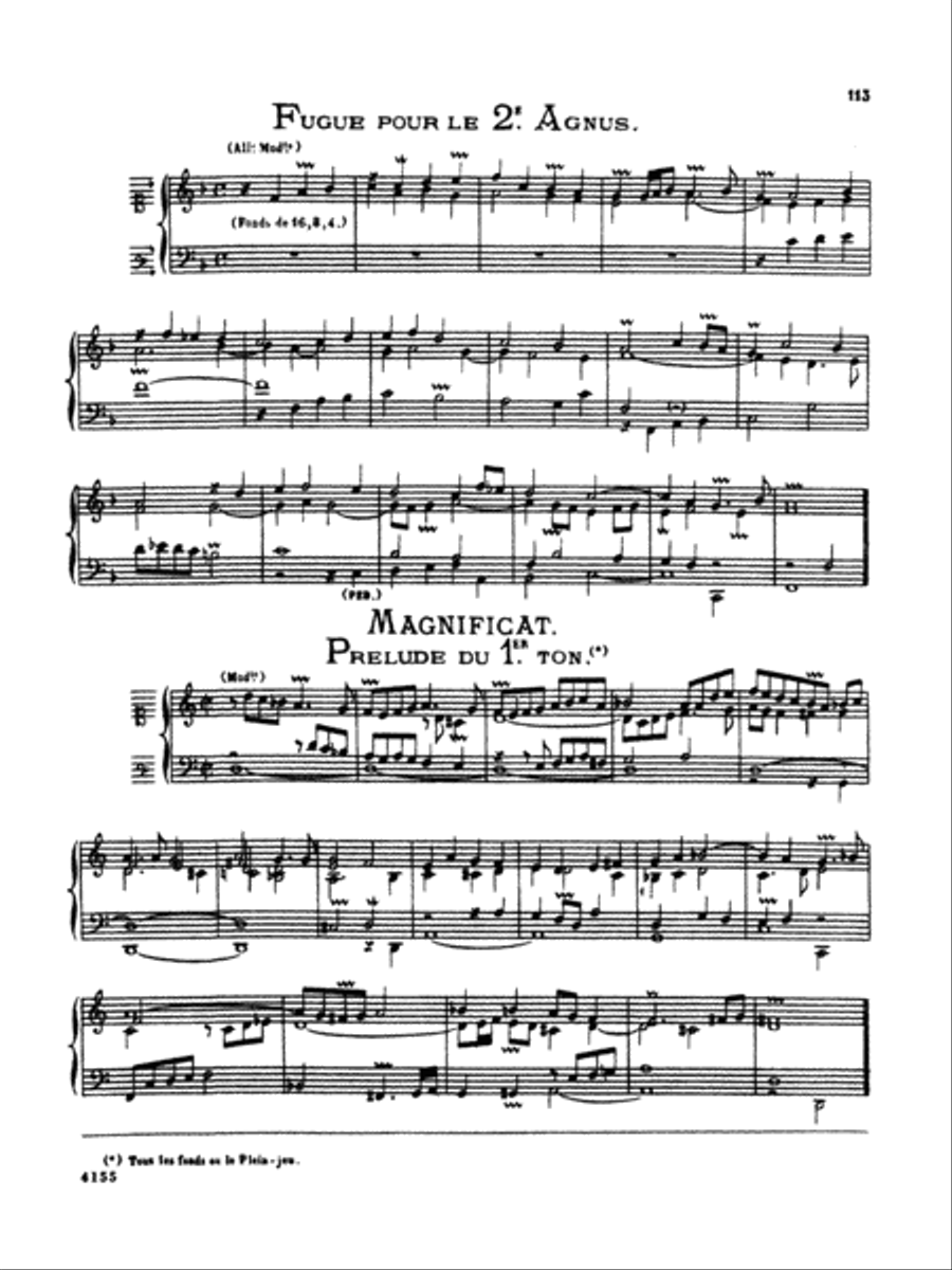 Lebegue: Complete Organ Works, Volume II Organ scores gallery preview page 1