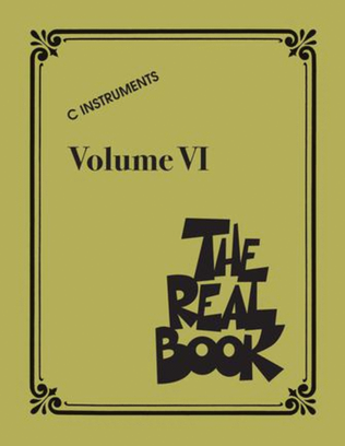 Book cover for The Real Book – Volume VI