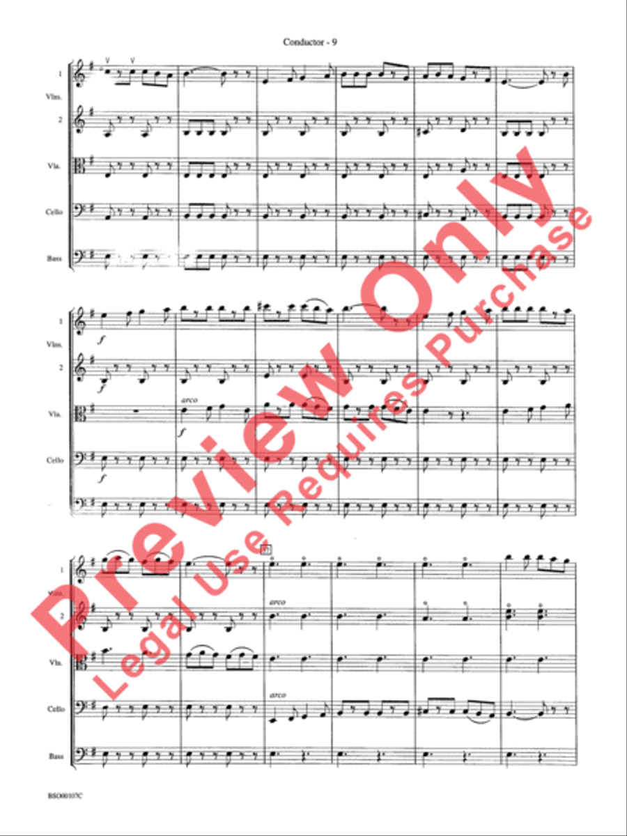 Londonderry Suite String Orchestra scores gallery preview page 11