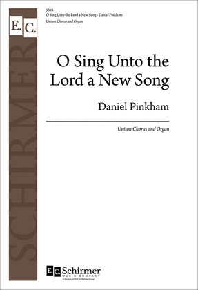 Book cover for O Sing Unto the Lord a New Song