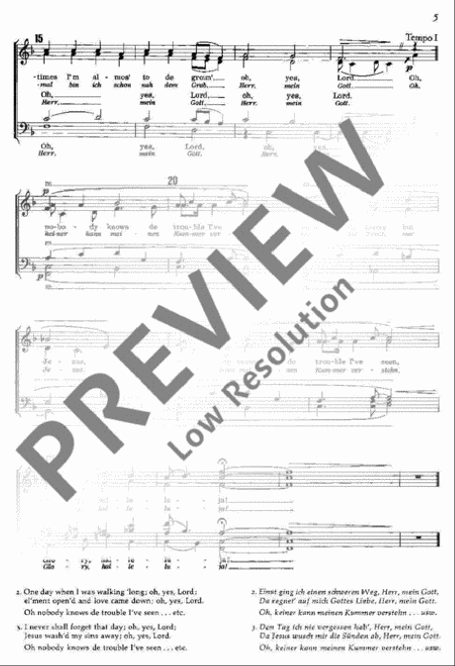 Spirituals for all 4-Part scores gallery preview page 6
