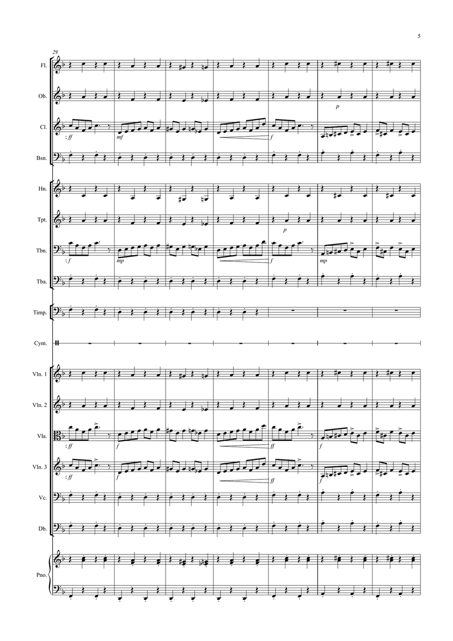 In the Hall of the Mountain King for School Orchestra Full Orchestra scores gallery preview page 5