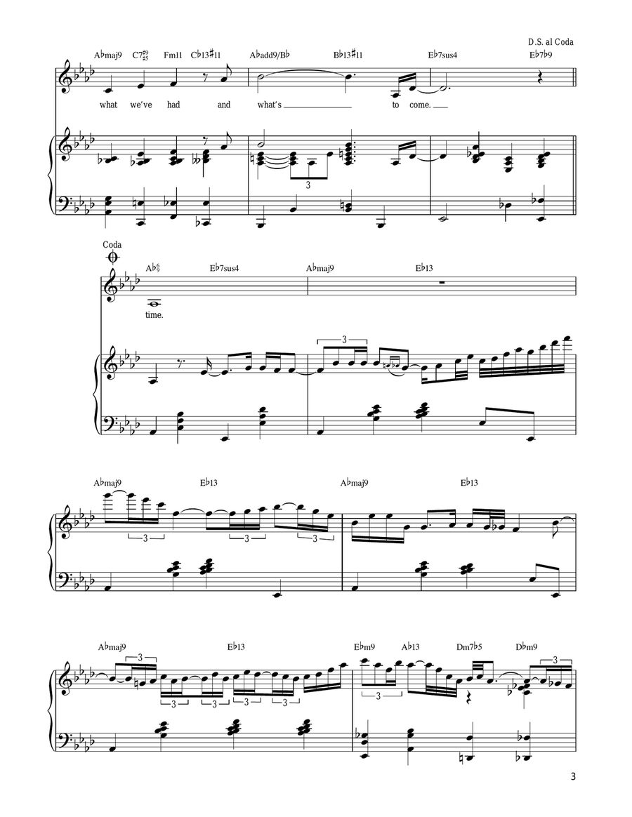 Some Other Time Piano, Vocal, Guitar scores gallery preview page 3