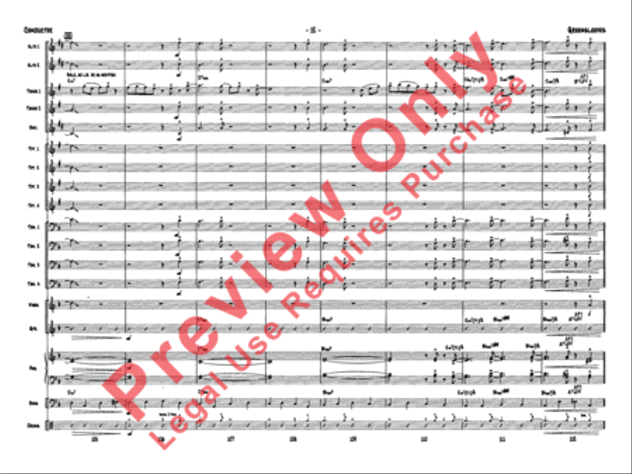 Greensleeves Jazz Ensemble scores gallery preview page 15