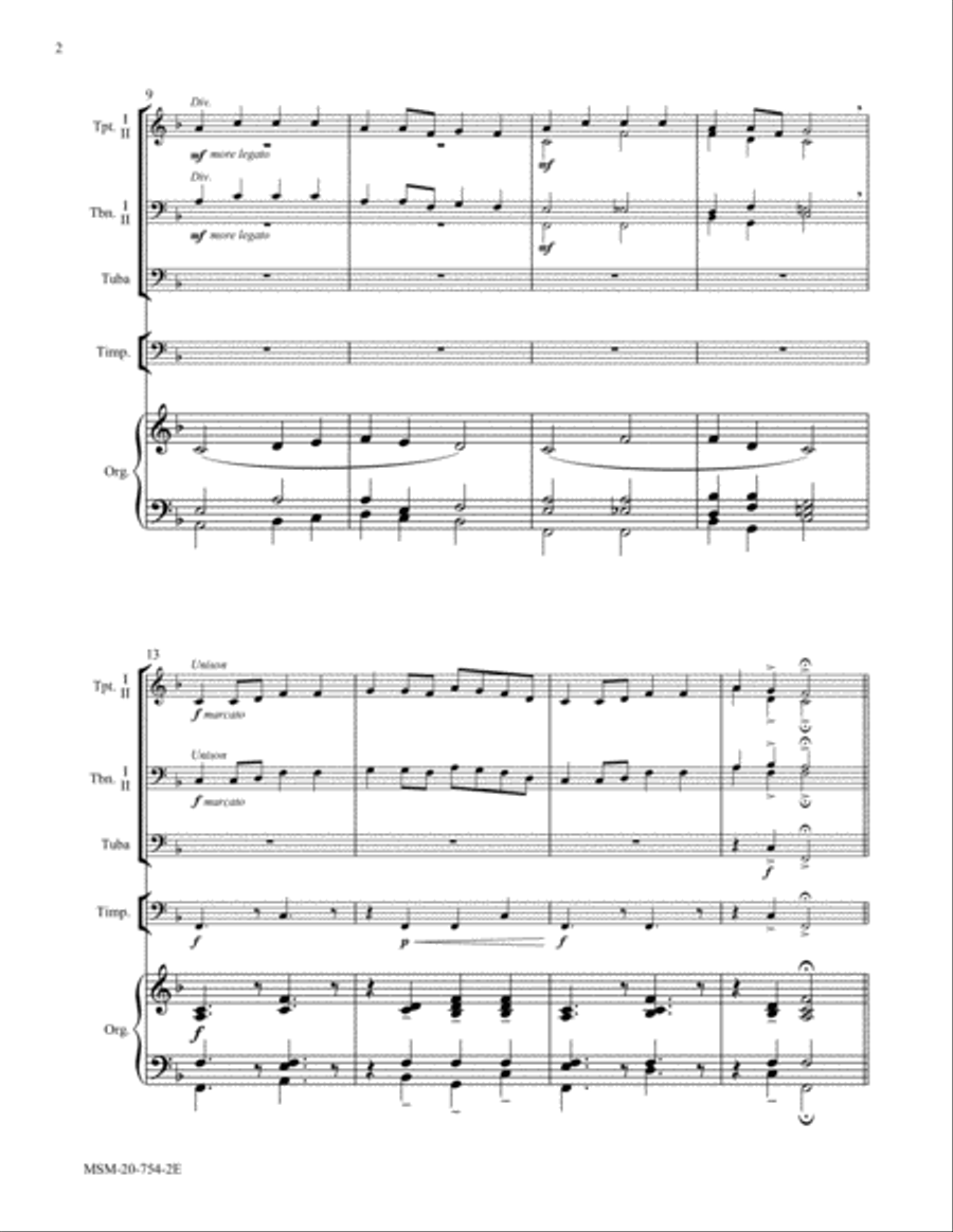 HOLY MANNA in F Choir scores gallery preview page 2