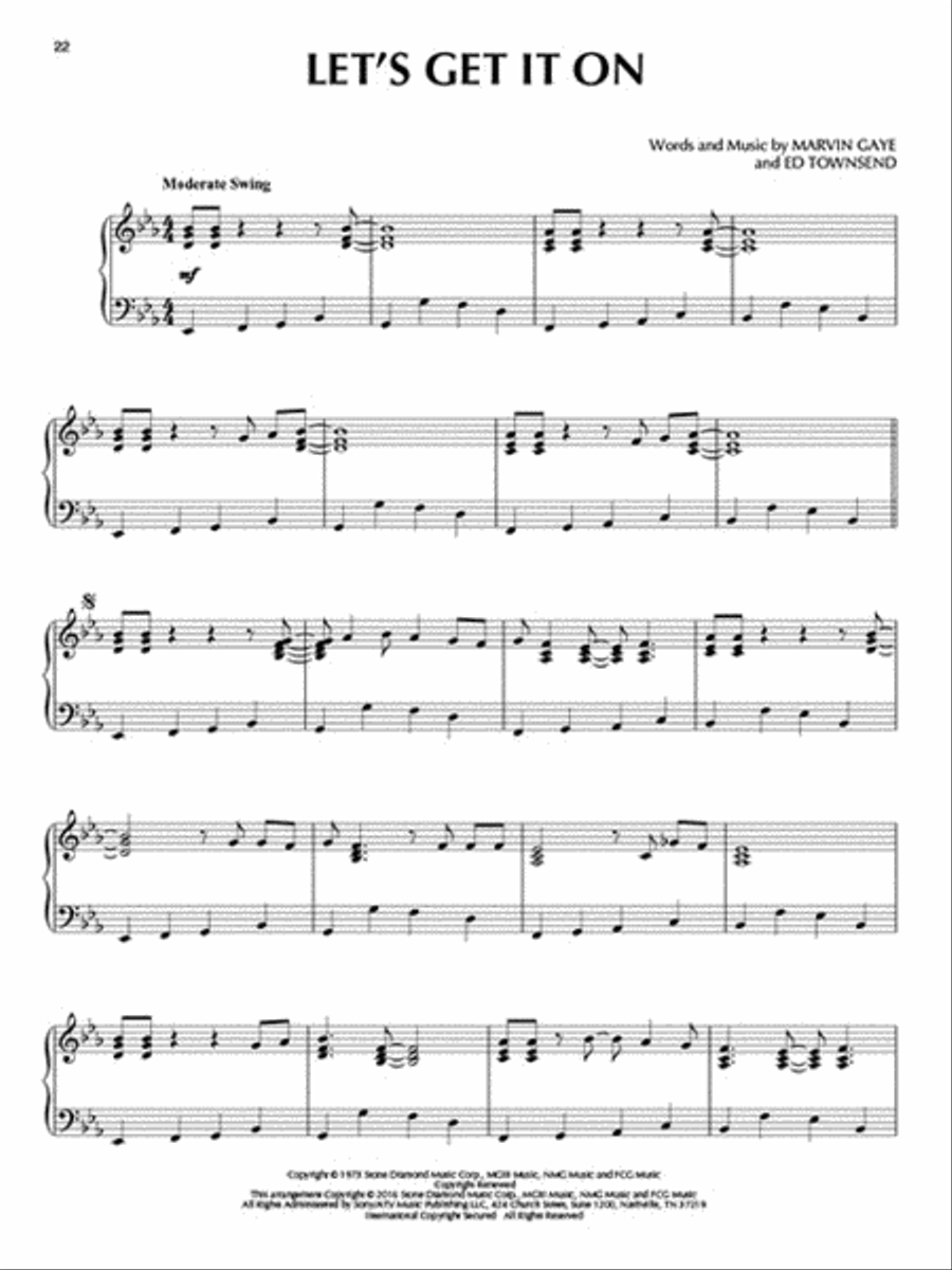 Motown - All Jazzed Up! Piano Solo scores gallery preview page 5