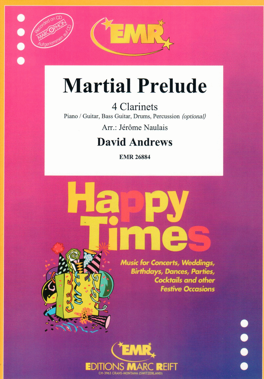 Martial Prelude Clarinet scores gallery preview page 1