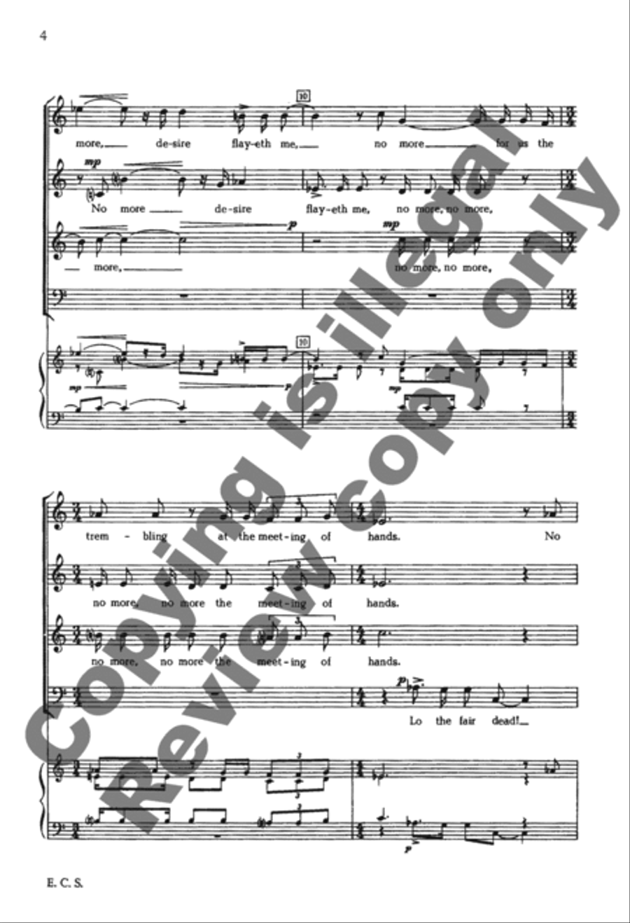 Threnos 4-Part scores gallery preview page 14