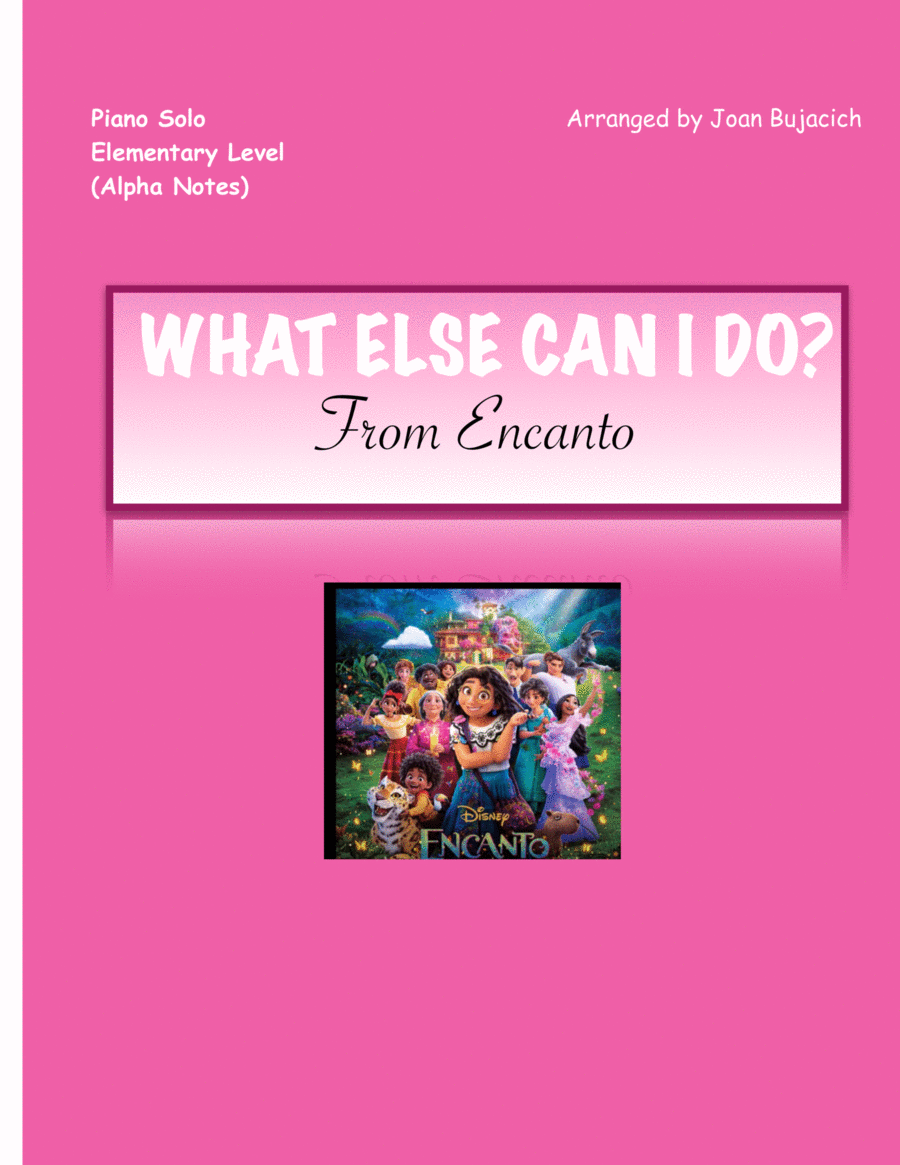 What Else Can I Do? Easy Piano scores gallery preview page 1