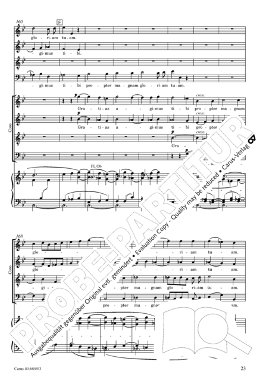 Missa solemnis Missa solemnis 4-Part scores gallery preview page 24