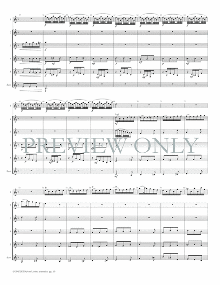Concerto Small Ensemble scores gallery preview page 12