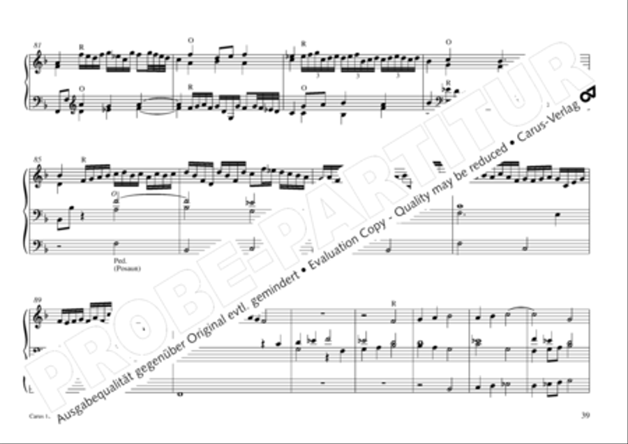 Organ music of the Hasse family Organ Solo scores gallery preview page 40