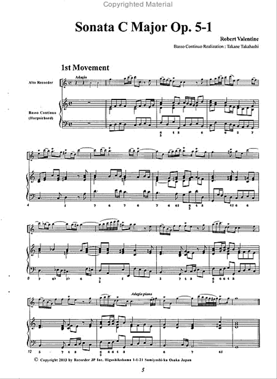Sonatas Vol. 1 Sonatas Vol. 1 Alto Recorder scores gallery preview page 3